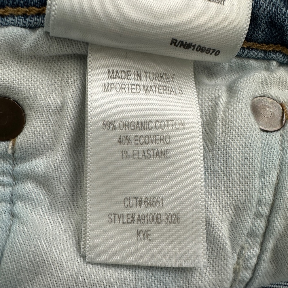 Agolde KYE High Rise Straight Leg  Jeans - Picture 9 of 10